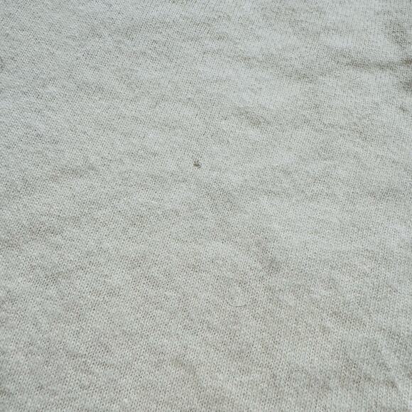 Claude Vernet Women Lambswool Angora Rabbit Hair Ivory Mock Turtleneck VTG Large - Picture 9 of 9